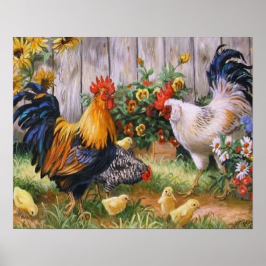 Chicken Family Poster (Voorkant)