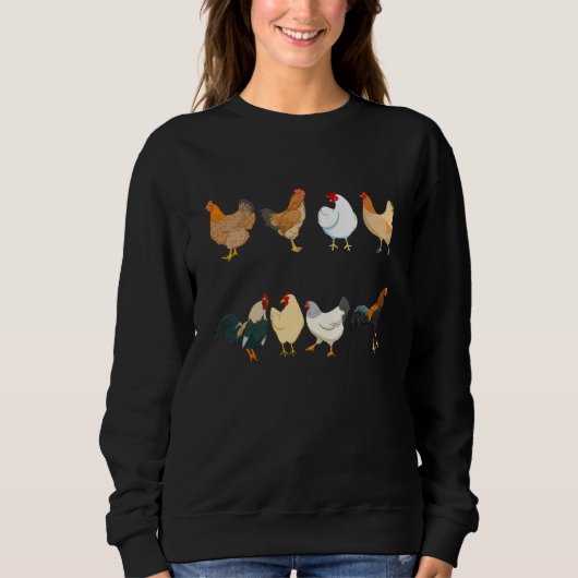 Chicken Farm Animal  Farmer Women Men Trui (Voorkant)