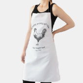 Chicken Farm House All-Over Print Apron Schort (Insitu)