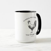 Chicken Farm House Designed Mug Mok (Voorkant rechts)