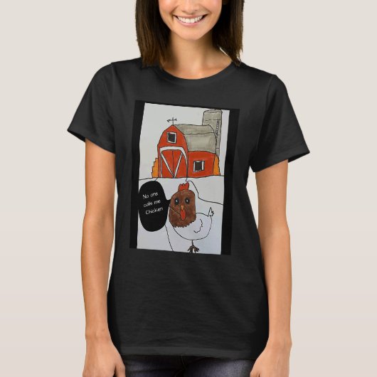 Chicken Farm Kids Fun T-shirt (Voorkant)
