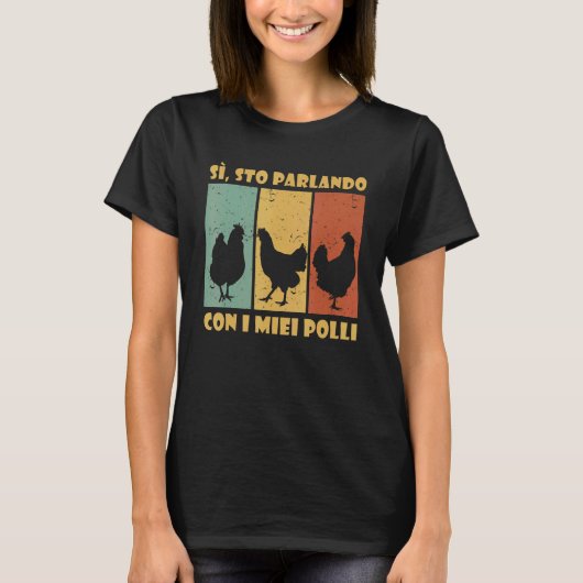 Chicken Farmer Chicken Talking Chicken T-shirt (Voorkant)