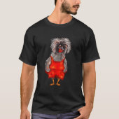 Chicken Farmer Crested Chicken T-shirt (Voorkant)