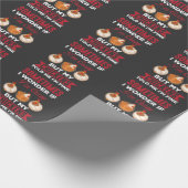 Chicken Farmer Funny Crazy Animal Farming Cadeaupapier (Hoek)