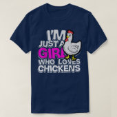 Chicken Farmer Grower Backyard Flock Egg Hen  T-shirt (Design voorkant)