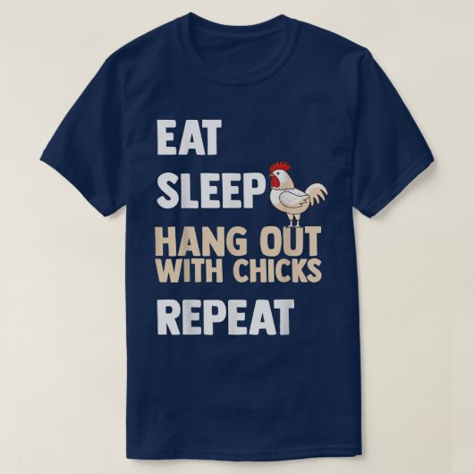 Chicken Farmer Grower Backyard Flock Egg Hen  T-shirt (Design voorkant)