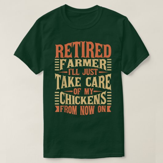 Chicken Farmer Hen T-shirt (Design voorkant)