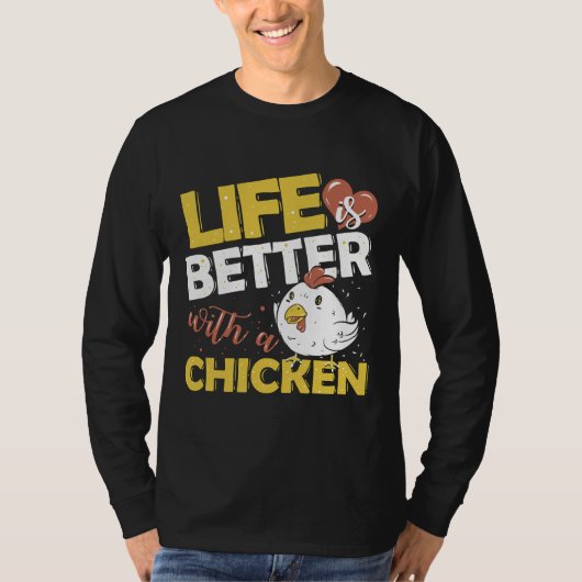 Chicken Farmer Poultry Rooster T-shirt (Voorkant)