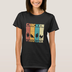 Chicken Farmer Rooster Woman Agriculture Chic T-shirt