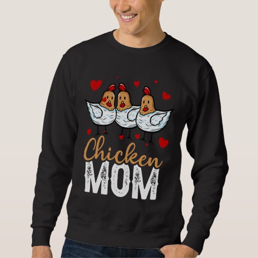 Chicken Farmer Woman Rooster   Trui (Voorkant)