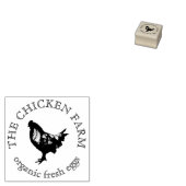 Chicken Farmhouse Egg Rubberstempel (Gestempeld)