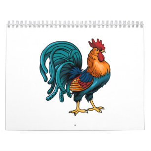 Chicken Farming Farmer Kalender