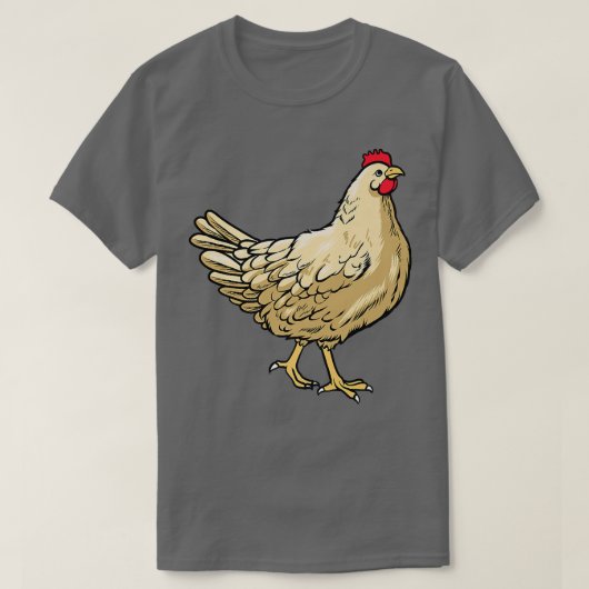 Chicken Farming Hen Chicken Farmer T-shirt (Design voorkant)