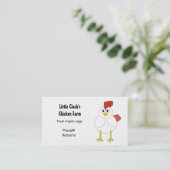 Chicken Farming Visitekaartje (Staand voorkant)