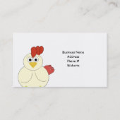 Chicken Farming Visitekaartje (Achterkant)
