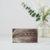 Chicken Feather, Sepia, Grunge, Visitekaartjes (Staand voorkant)