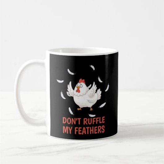 Chicken Feathers Koffiemok (Links)