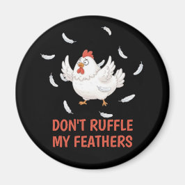 Chicken Feathers Magneet