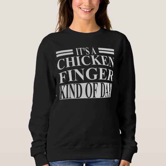 Chicken Finger Apparel Best Fingers Design Trui (Voorkant)