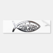 Chicken Fish Bumpersticker (Voorkant)