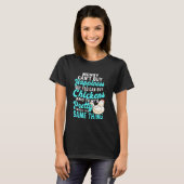 Chicken Flock Rooster Backyard Hen T-shirt (Voorkant volledig)
