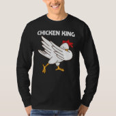Chicken For Men Dad Poultry Rooster Egg T-shirt (Voorkant)
