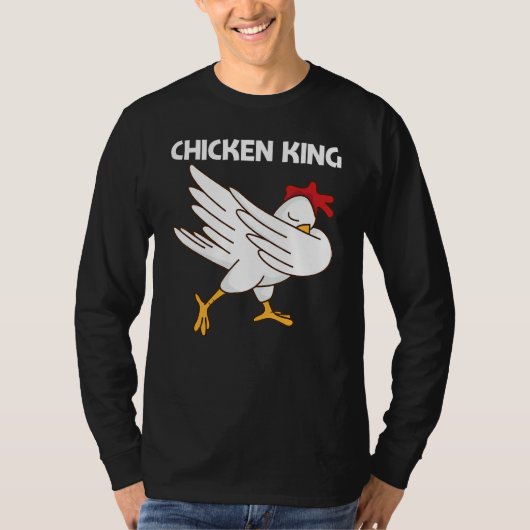 Chicken For Men Dad Poultry Rooster Egg T-shirt (Voorkant)