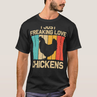 Chicken for Men Women Farmer Chicken Boerderij Hen T-shirt