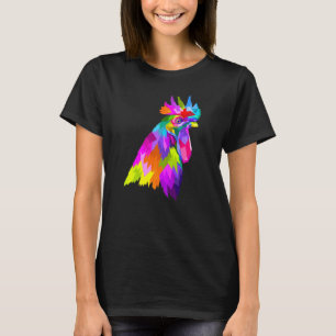 Chicken for Women Colorful Chicken Costume T-shirt