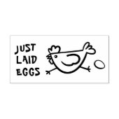 Chicken Fresh Boerderij Eieren Karton Rubber Stamp Rubberstempel (Afrduk)