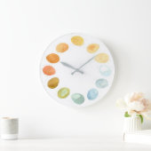 Chicken Fresh Eggs Watercolor Grote Klok (Huis)