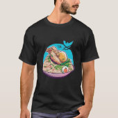 Chicken Fried Rice Vaporwave Stijl Esthetisch T-shirt (Voorkant)