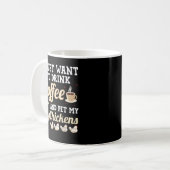 Chicken Fried Steak Apparel - Funny Steaks Lover D Koffiemok (Voorkant links)
