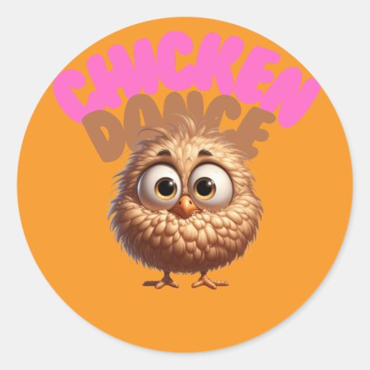 Chicken Fun Sticker (Voorkant)