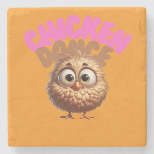 Chicken Fun Stone Onderzetter