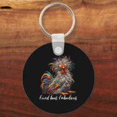 Chicken Funny Fried But Fabulous Graphic Women Chi Sleutelhanger (Voorkant)