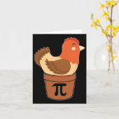 Chicken Funny Wiskunde Engineer Nerd Birthday Gift Kaart (Gele Bloem)