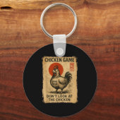 Chicken Game Funny Japanese Boys Girls Womens Mens Sleutelhanger (Voorkant)