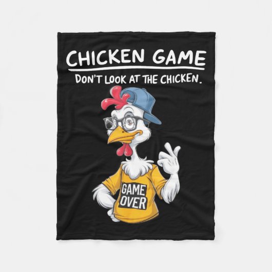 Chicken Game Humorous Family Tee - Uni-adults & Fleece Deken (Voorkant)