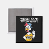 Chicken Game Humorous Family Tee - Uni-adults & Magneet (Voorkant / Achterkant)