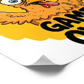Chicken Game Kijk niet naar de Chicken Meme Grappi Poster (Hoek)