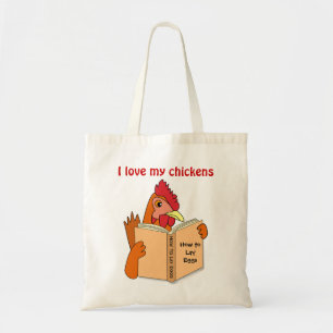 Chicken Gifts I Love My Chickens Resusabale Bag Tote Bag