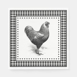 Chicken Gingham Servet