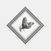 Chicken Gingham Servet (Hoek)