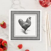 Chicken Gingham Servet (Insitu)