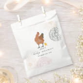 Chicken Girl Baby shower Chick Bedankzakje (Geknipt)