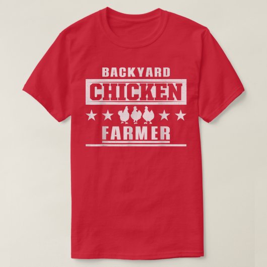 Chicken Girls Farm Backyard Chicken Farmer  T-shirt (Design voorkant)