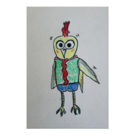 Chicken Glossy Poster