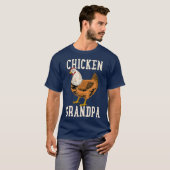 Chicken Grandfather Chicken Grandpa T-shirt (Voorkant volledig)