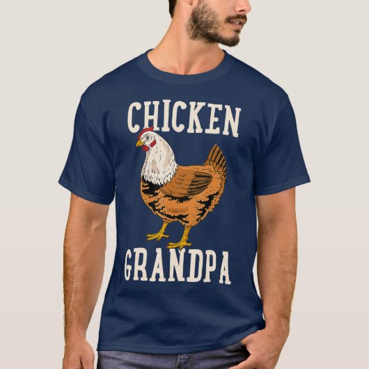 Chicken Grandfather Chicken Grandpa T-shirt (Voorkant)